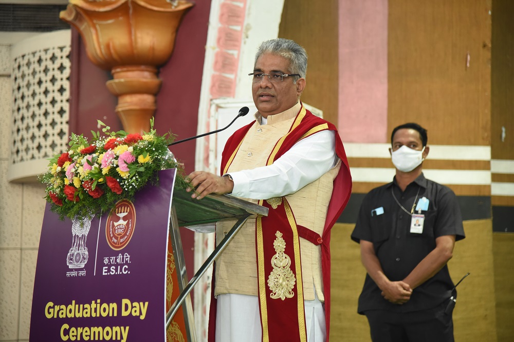 Graduation Ceremony of First batch of medical students from ESIC Medical College, Sanathnagar, Hyderabad